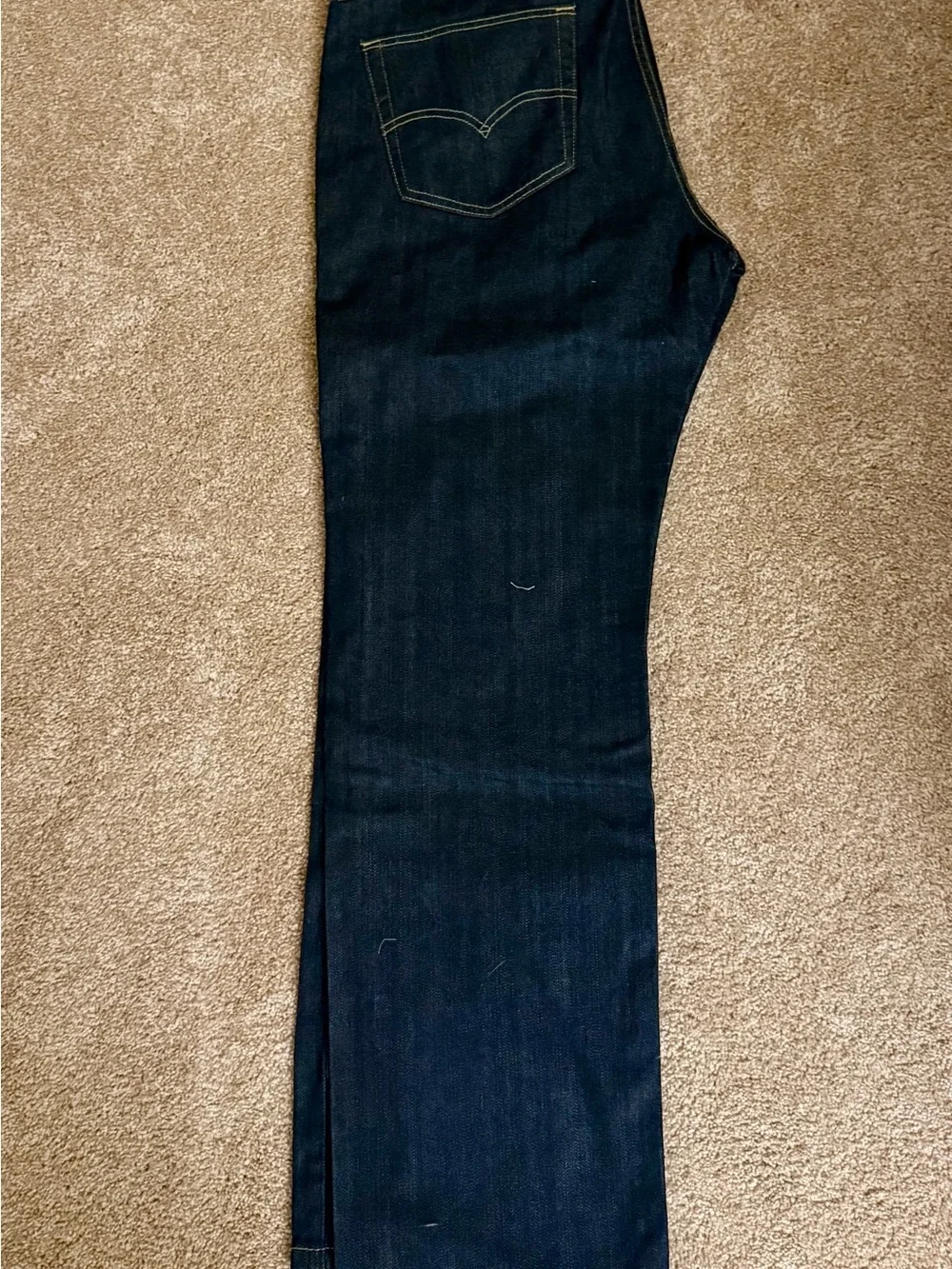 Levi's Men's Dark Indigo Straight Jeans